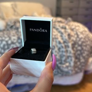 Silver Pandora clip charm